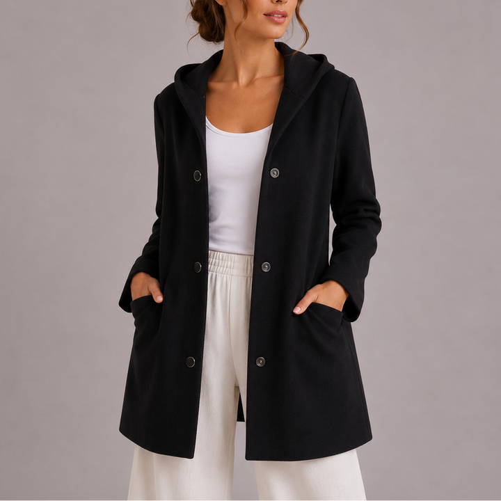 Gillian | Casual Relaxed Fit Hooded Cardigan