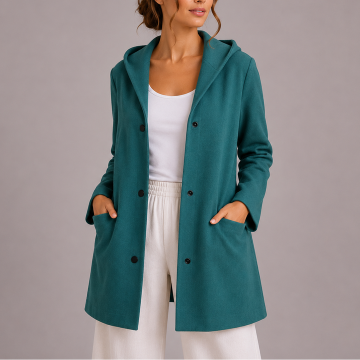 Gillian | Casual Relaxed Fit Hooded Cardigan