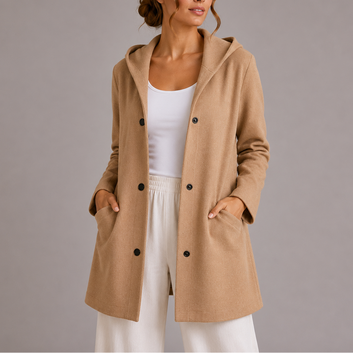Gillian | Casual Relaxed Fit Hooded Cardigan