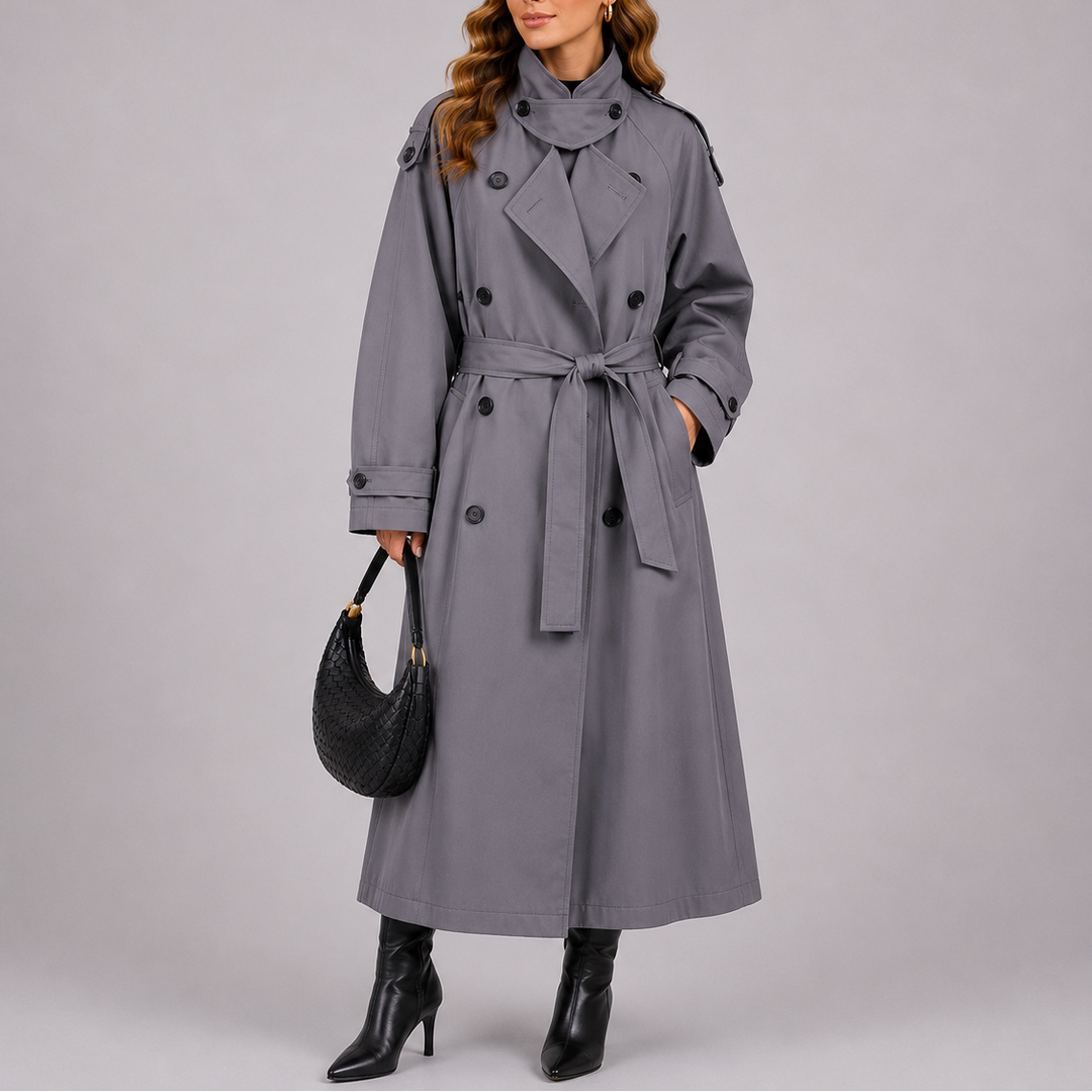 Heather | Elegant Belted Tailored Trench Coat
