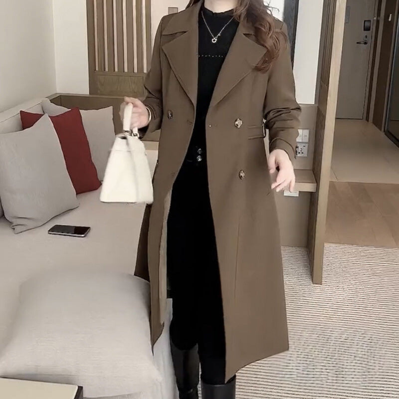 Janice | Elegant Belted Lightweight Trench Coat